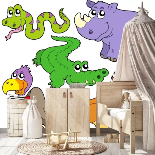 Sticker Wildlife niedlichen Tiere Sammlung