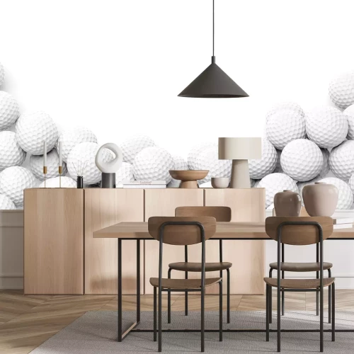 Fototapete Kugeln wie Golfbälle