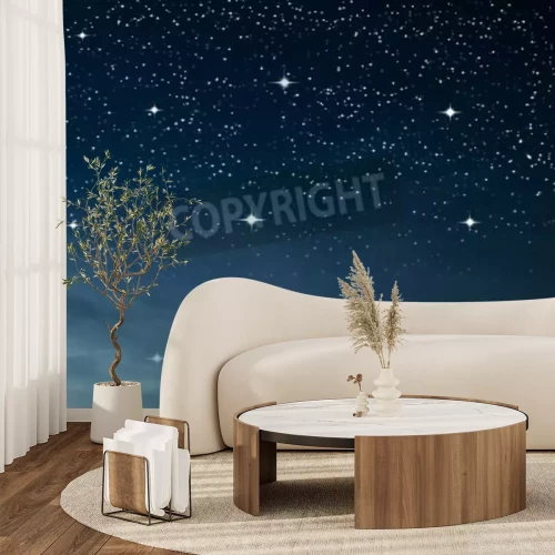 Fototapete Viele Sterne am Nachthimmel