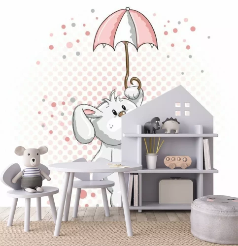 Sticker Nette Kaninchen - pink Details