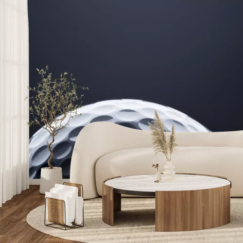 Sticker Nahaufnahme eines Golfballs Grafik 3D