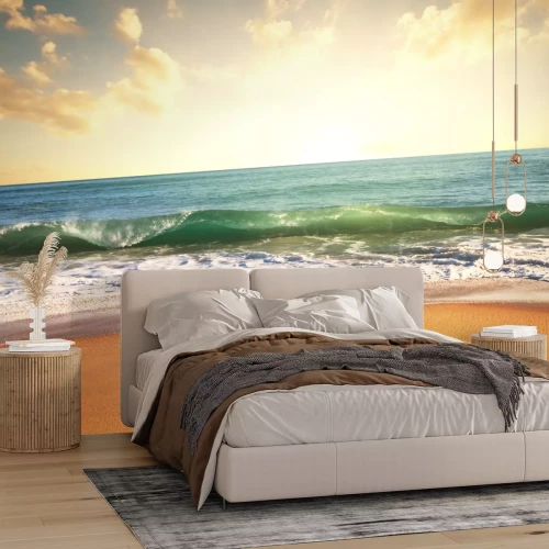 Fototapete Sonnenaufgang Strand und Sand