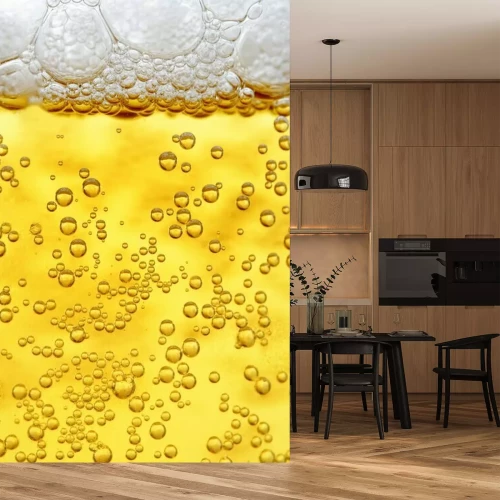 Fototapete Bierblasen