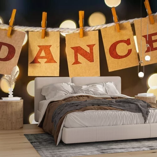 Fototapete Notizen mit dem Wort Tanz