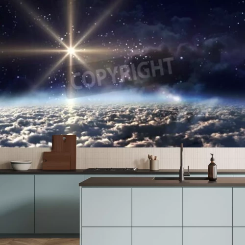 Fototapete Nachthimmel voll von Sternen