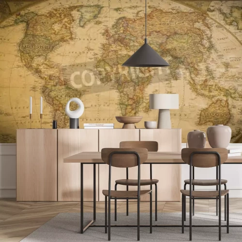 Fototapete Alte Weltkarte