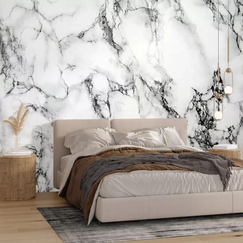 Sticker Klassischer Marmor in Grau