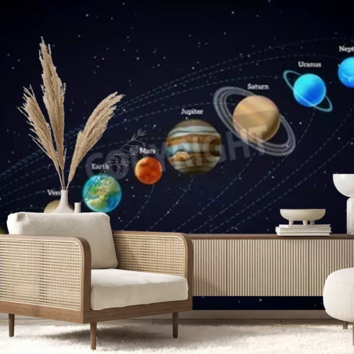 Fototapete Astronomisches Sonnensystem