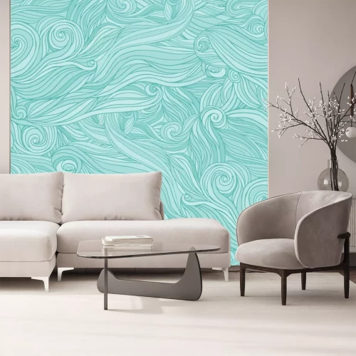 Sticker Meer in einem Zeichenmuster