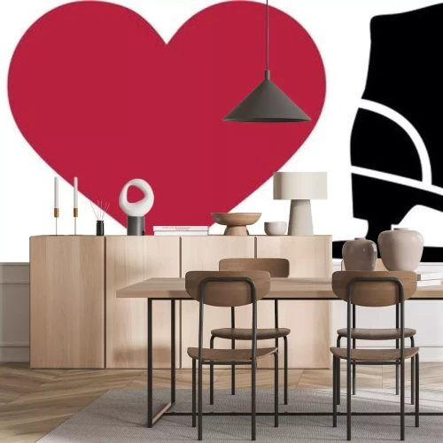 Sticker Ich liebe Eiskunstlauf