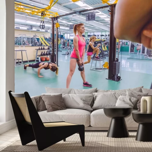 Sticker Trainer suchen Frauen Gruppentraining in Crossfit-Schaltung