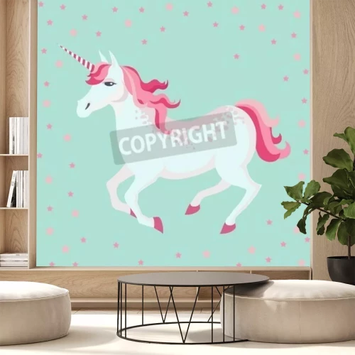 Fototapete Verzaubertes Einhorn