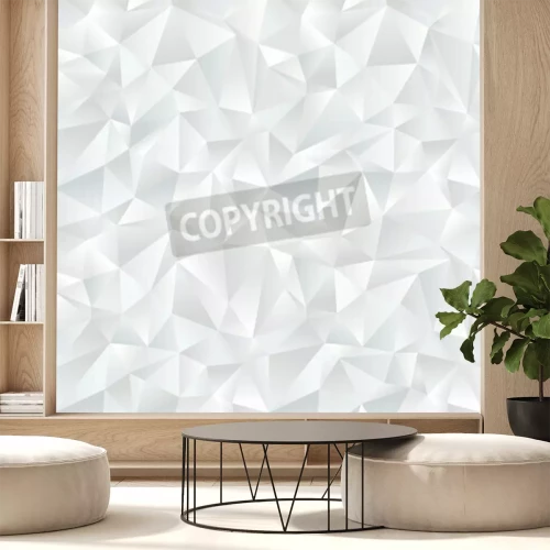 Fototapete 3D weißes Mosaik