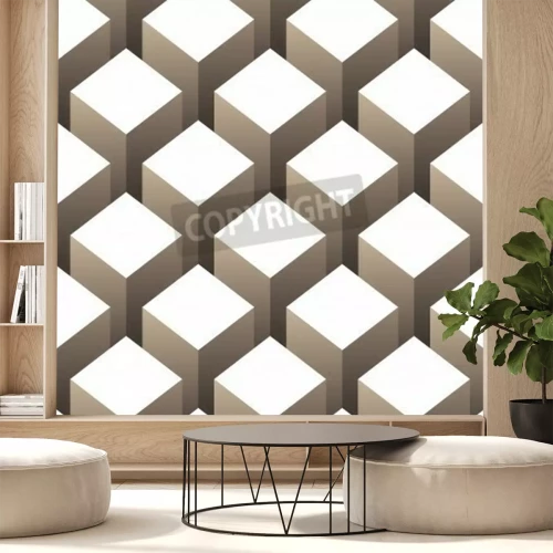 Fototapete Würfel 3D