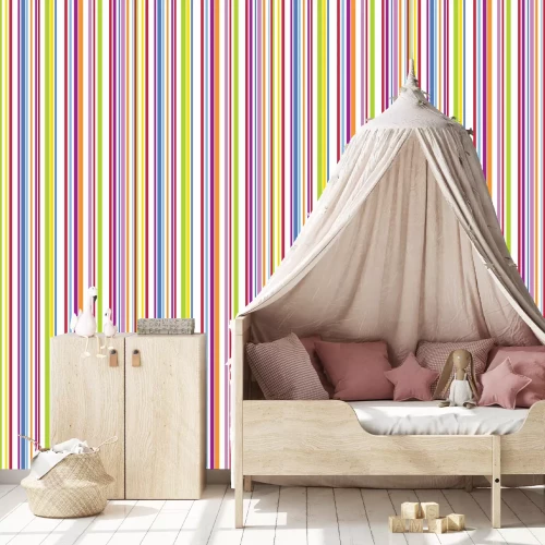 Tapete Bunter gestreifter Hintergrund