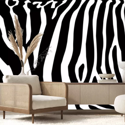 Fototapete Tieraufdruck mit Zebra