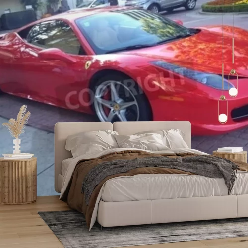 Fototapete Bunte Autos auf Kuba