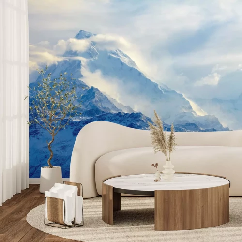 Sticker Sonnenaufgang in den Bergen