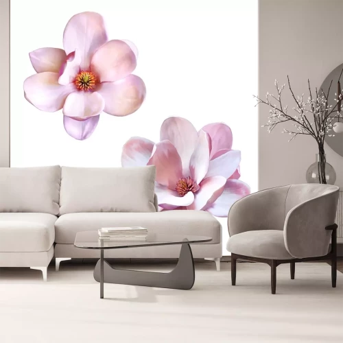 Sticker Zwei blühende Magnolien