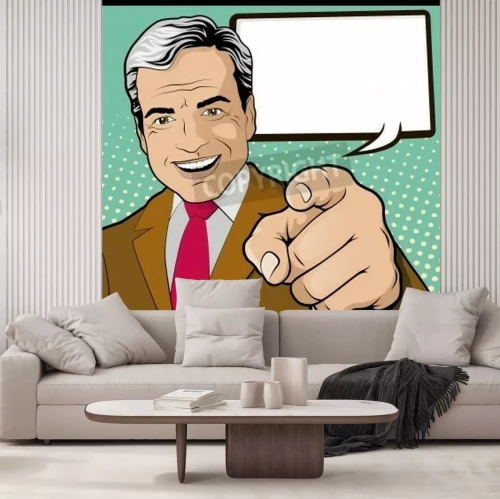 Fototapete Pop-Art-Comic