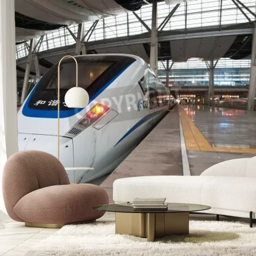 Fototapete Moderner chinesischer Zug