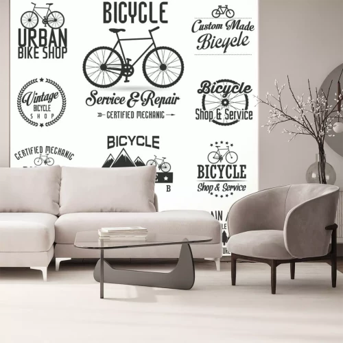 Sticker Vektor Fahrradabzeichen und Etiketten