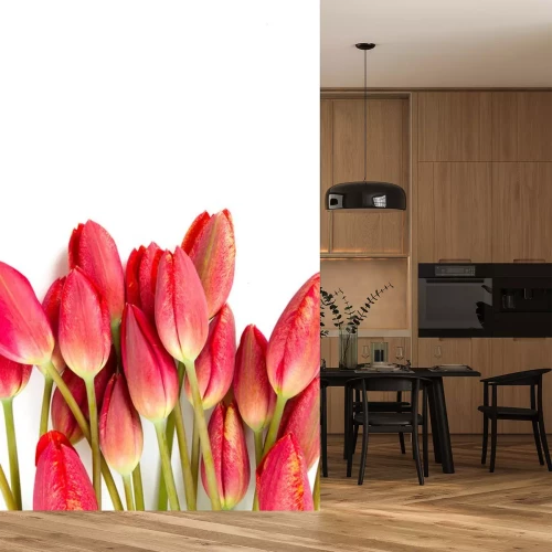 Sticker Rote Tulpenköpfe