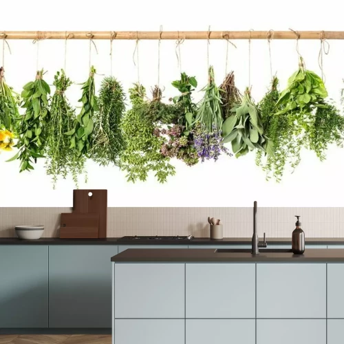 Sticker Trocknen von Feldkräutern