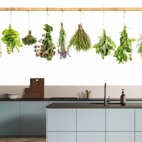 Sticker Küchenkräuter und -gewürze getrocknet