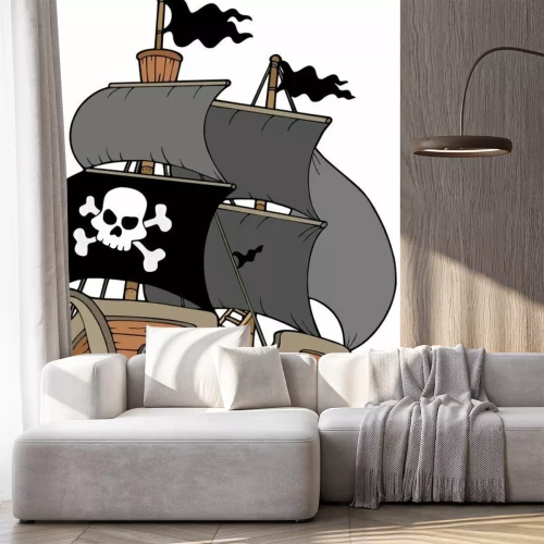 Sticker Pirate Segelboot