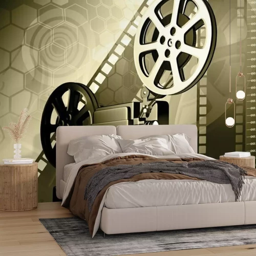 Fototapete Retro-Filmprojektor