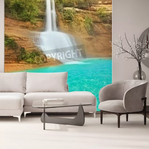 Fototapete Wasserfall aus dem Dschungel