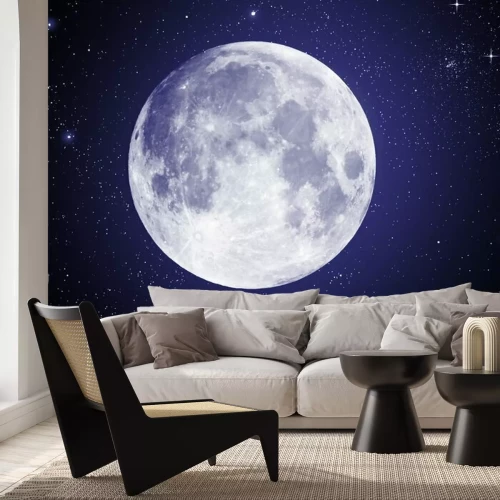 Fototapete Weltraum und Mond