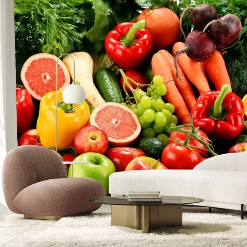 Fototapete Gemüse auf dem Stand