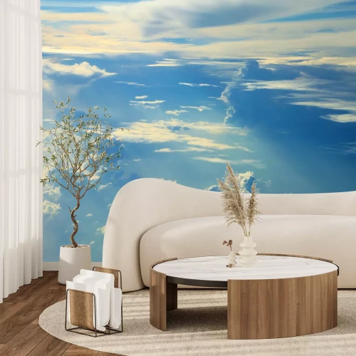 Fototapete Himmel helle Wolken