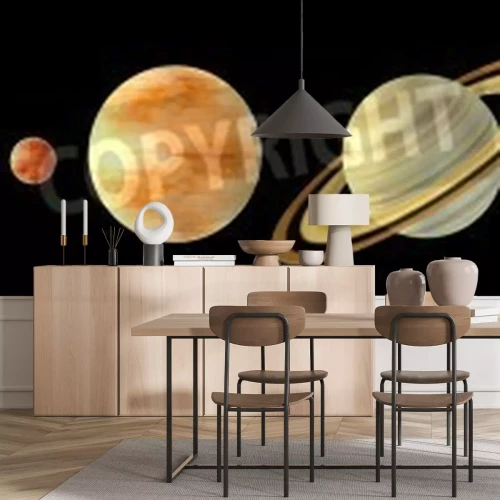 Fototapete Sonnensystem im Weltall