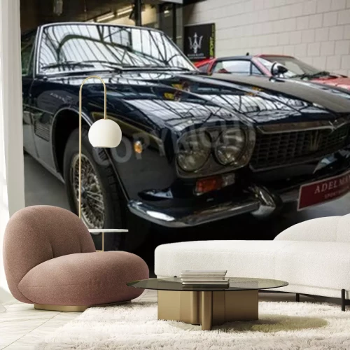 Fototapete Schwarzes Auto