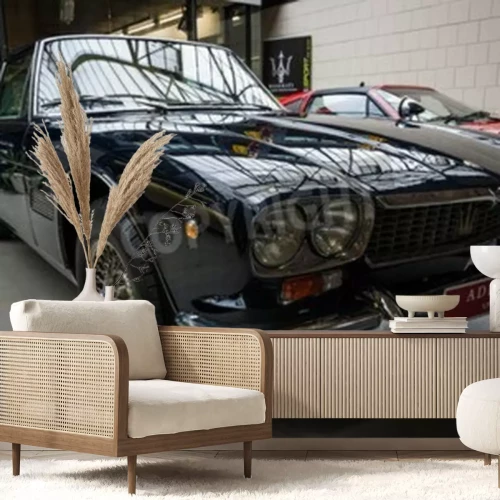 Fototapete Schwarzes Auto