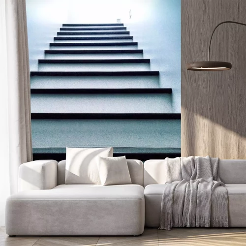 Sticker white stairs looking up