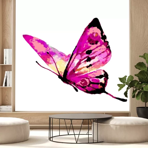 Sticker Sanftes Schmetterling-Muster