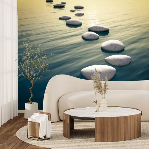 Sticker Trittsteine ​​Sonnenuntergang