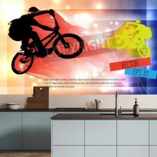 Fototapete BMX-Radfahrer