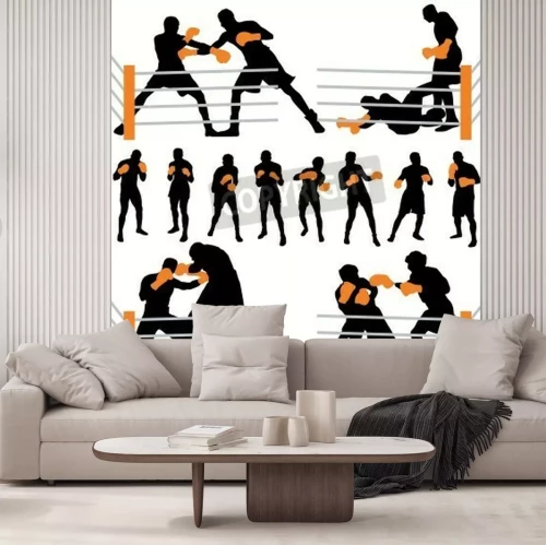 Fototapete Boxpositionen im Ring