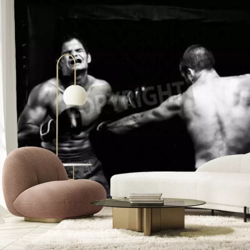 Fototapete Boxer im Kampf