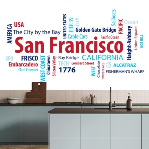 Sticker San Francisco, California, USA