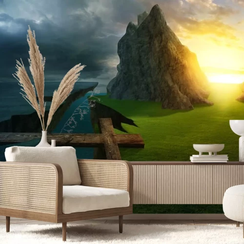 Sticker Überqueren Sie den Abgrund