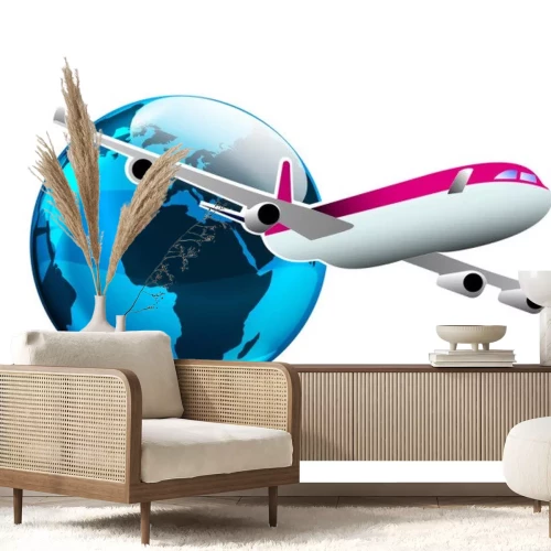 Sticker Flugzeug, Urlaub, Urlaub, fliegen