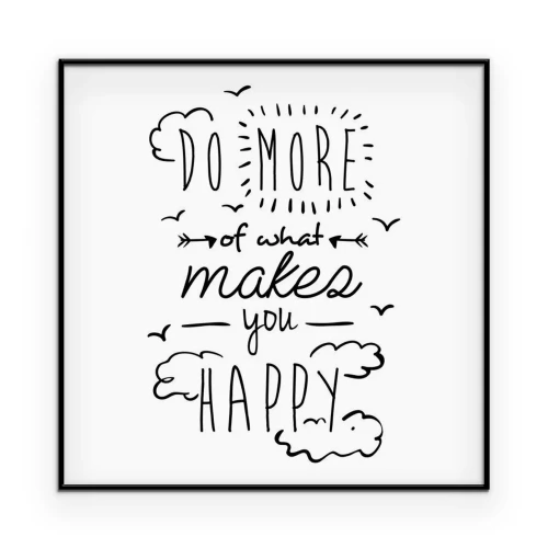 Poster Handgeschriebenes inspirierendes Motto