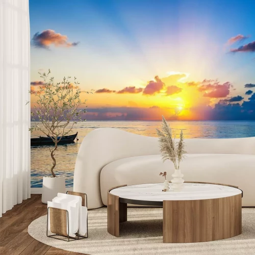 Fototapete Meeressonnenaufgang am Meer