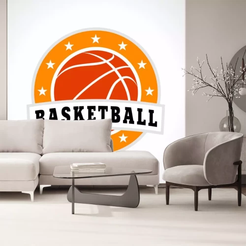 Sticker Basketball Emblem Logo
